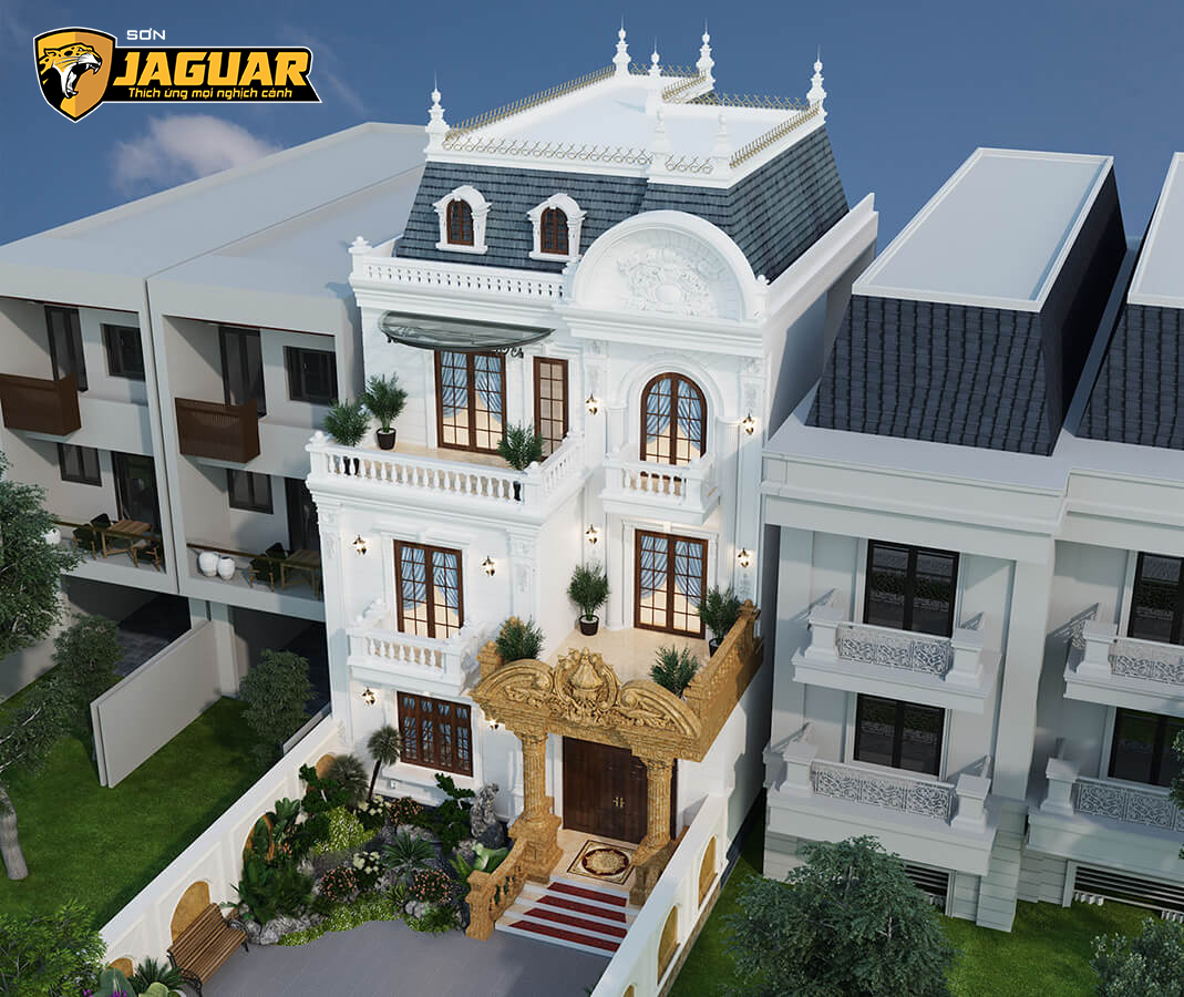Màu sơn nhà đẹp cho phong cách Tân cổ điển-Sơn Jaguar bật mí