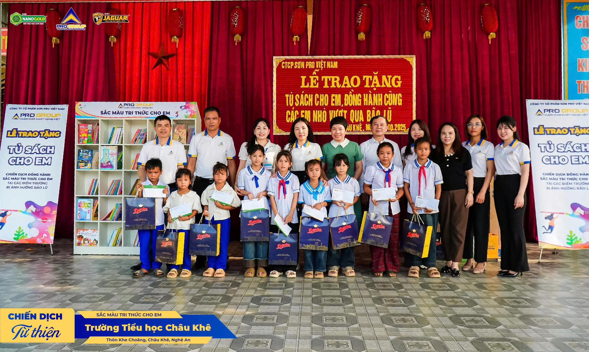 [CHIẾN DỊCH TỪ THIỆN] CÙNG SƠN JAGUAR TRAO TRI THỨC, TRUYỀN KHÁT VỌNG TẠI TRƯỜNG TIỂU HỌC CHÂU KHÊ (NGHỆ AN)