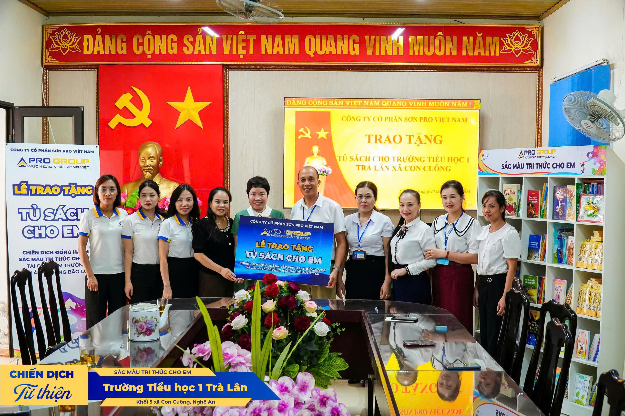 [CHIẾN DỊCH TỪ THIỆN] CÙNG SƠN JAGUAR VỮNG BƯỚC CÙNG TRƯỜNG TIỂU HỌC 1 TRÀ LÂN (NGHỆ AN) LAN TỎA TRI THỨC