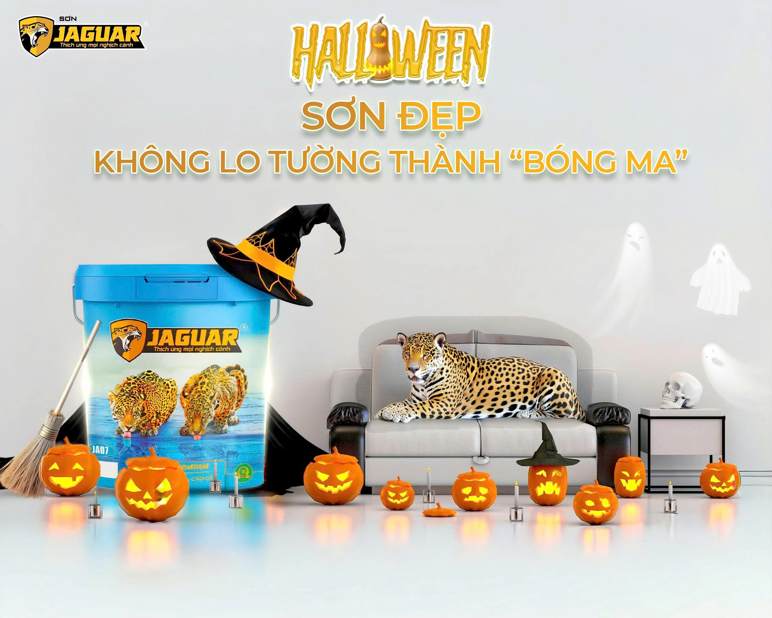 SƠN ĐẸP – KHÔNG LO TƯỜNG THÀNH “BÓNG MA”!