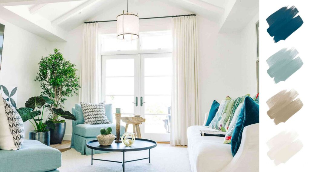 Màu Sơn Phòng Khách Nhỏ Giúp Không Gian Trông Rộng Hơn