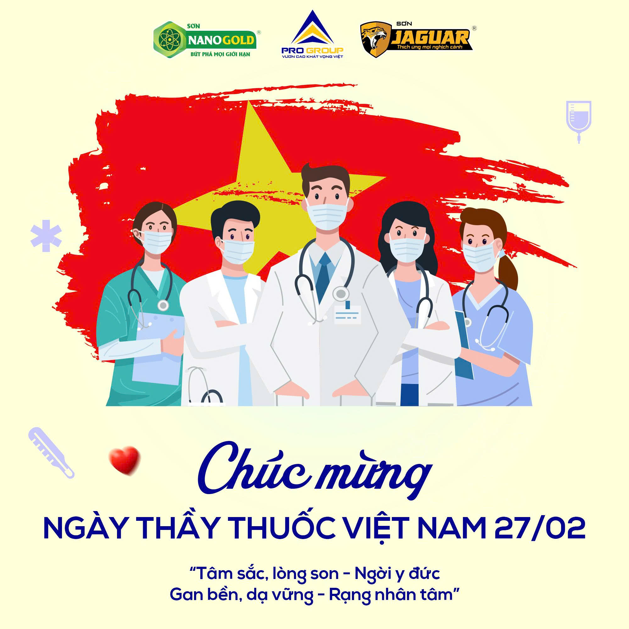 SƠN JAGUAR CHÚC MỪNG NGÀY THẦY THUỐC VIỆT NAM 27/02 🩺✨
