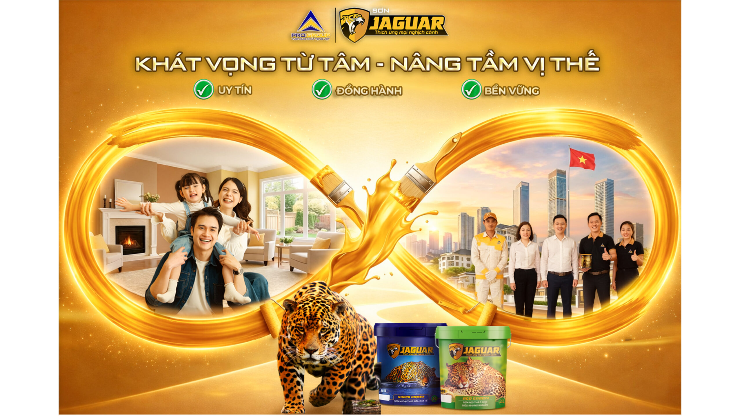 ✨ THƯƠNG HIỆU SƠN JAGUAR: KHÁT VỌNG TỪ TÂM – NÂNG TẦM VỊ THẾ 🚀