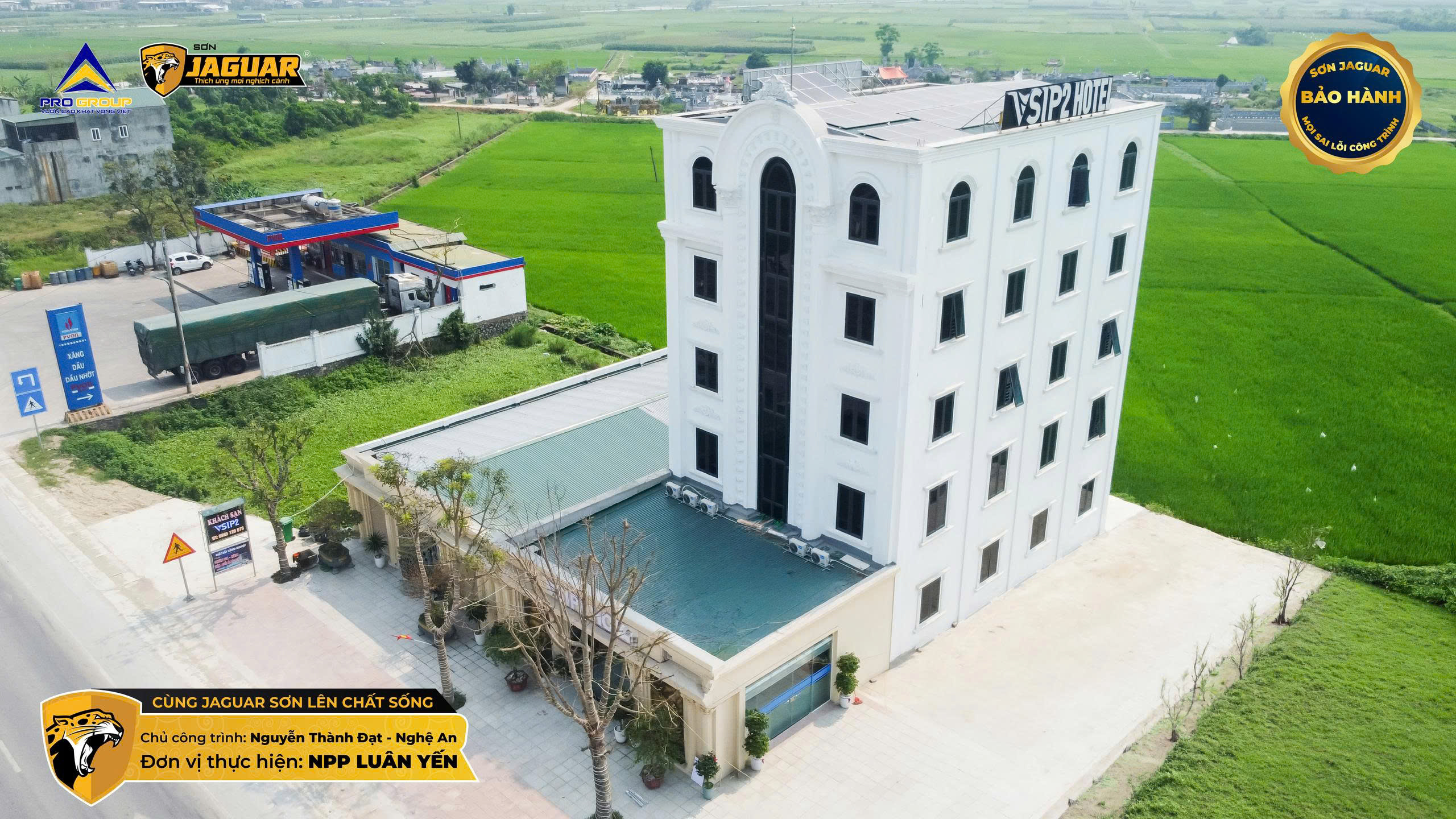 [NPP LUÂN YẾN_NGHỆ AN] GIỮ TRỌN VẺ ĐẸP CÔNG TRÌNH – CÙNG JAGUAR SƠN LÊN CHẤT SỐNG