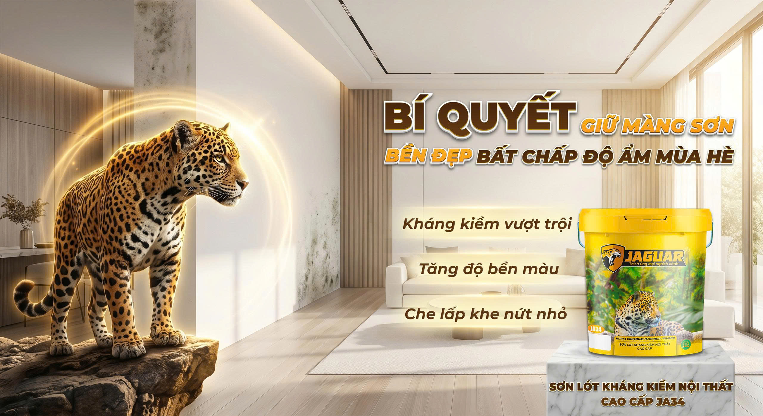 JA34 – BÍ QUYẾT GIỮ MÀNG SƠN NỘI THẤT LUÔN BỀN ĐẸP, BẤT CHẤP ĐỘ ẨM MÙA HÈ! 