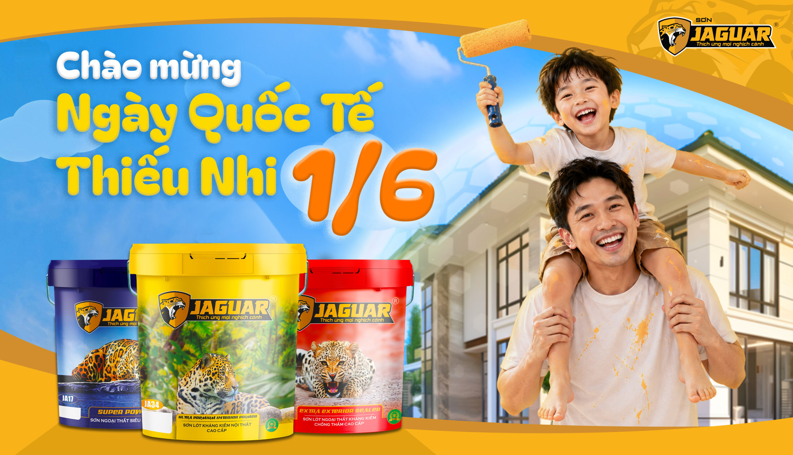 Cùng JAGUAR chào mừng Ngày Quốc tế Thiếu Nhi 1/6