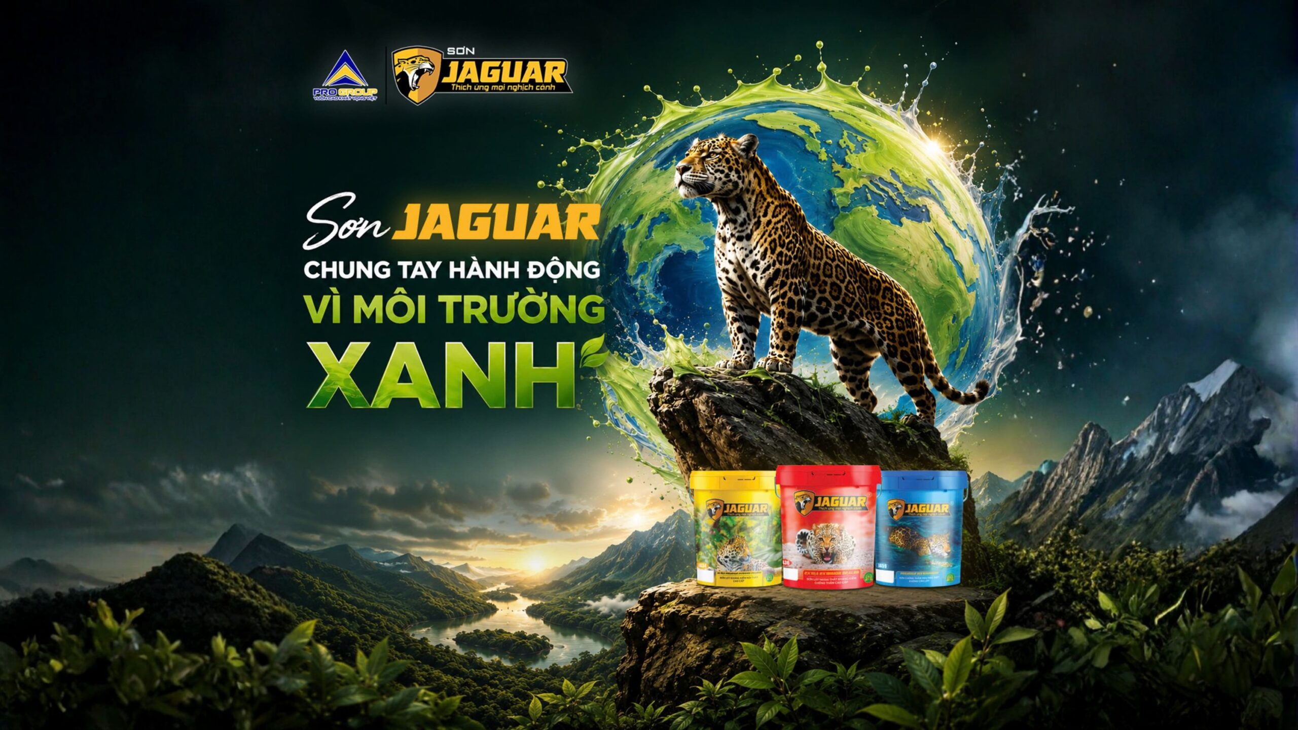 CÙNG SƠN JAGUAR CHUNG TAY HÀNH ĐỘNG VÌ MÔI TRƯỜNG XANH