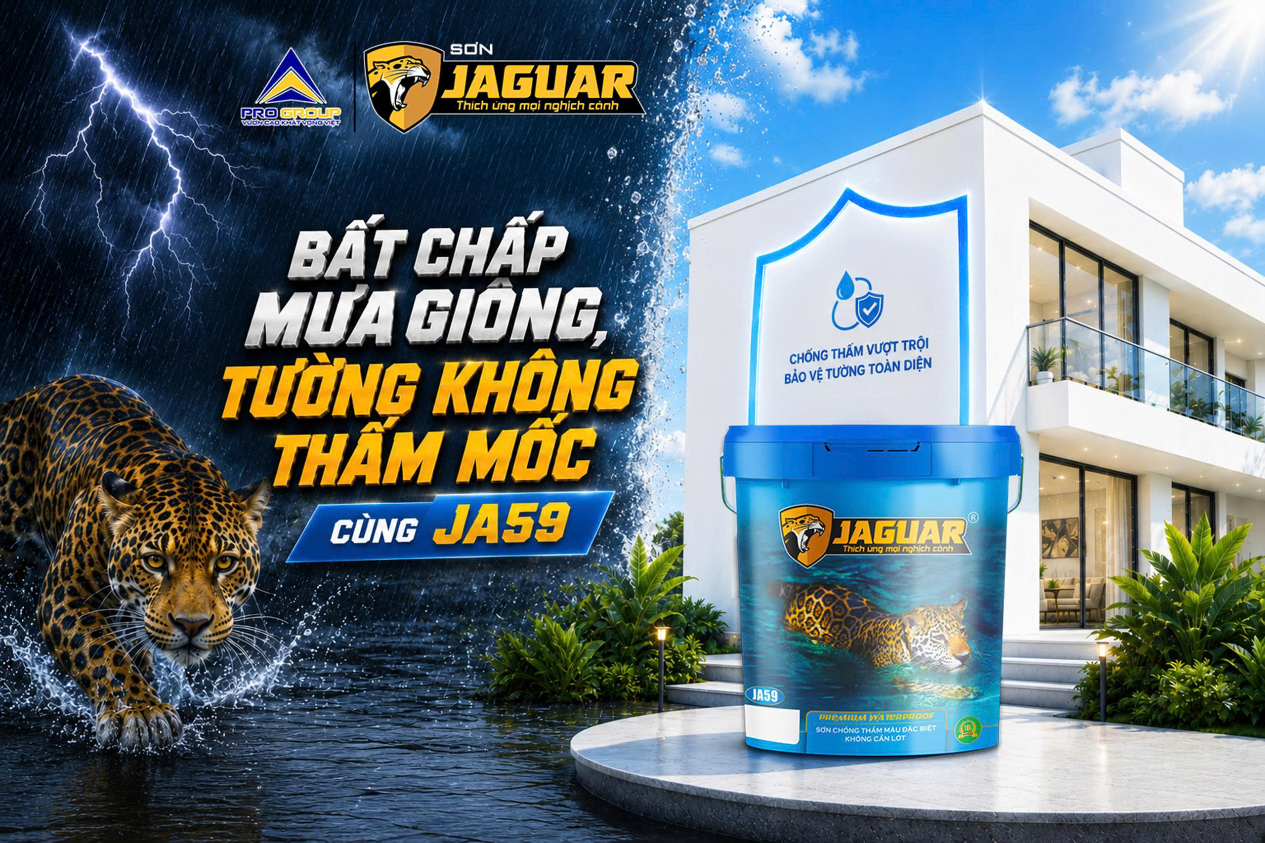 BẤT CHẤP MƯA GIÔNG, TƯỜNG KHÔNG THẤM MỐC CÙNG JA59