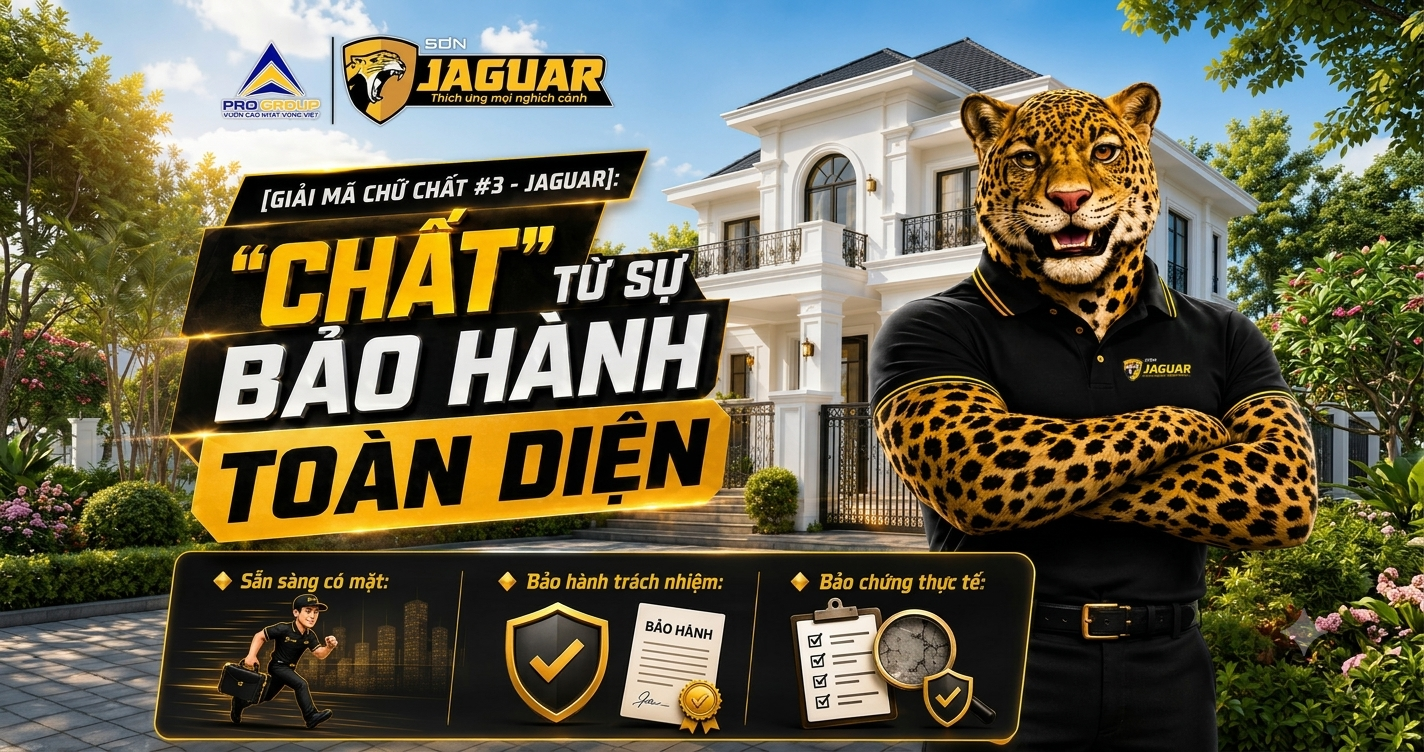 GIẢI MÃ CHỮ “CHẤT” #3 | SƠN JAGUAR: “CHẤT” TỪ BẢN LĨNH BẢO HÀNH TOÀN DIỆN