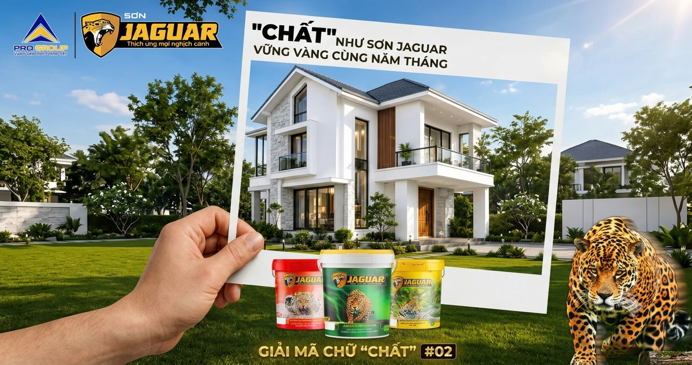 GIẢI MÃ CHỮ “CHẤT” #02 | SƠN JAGUAR: “CHẤT” TRONG TỪNG THÙNG SƠN – VỮNG VÀNG CÙNG NĂM THÁNG
