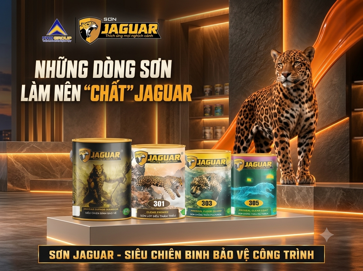 [GIẢI MÃ CHỮ “CHẤT” #7] Những Dòng Sơn Làm Nên “Chất” Sơn JAGUAR