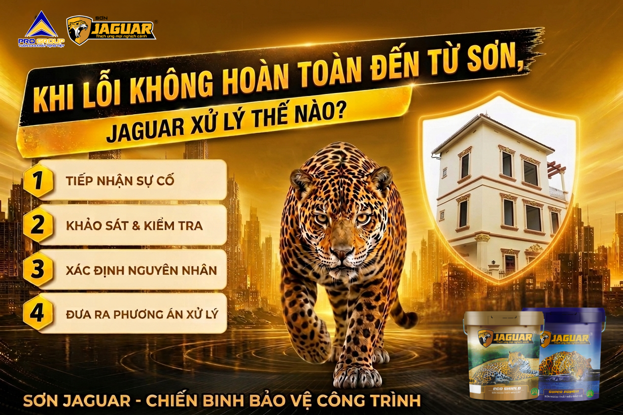 Khi Lỗi Không Hoàn Toàn Đến Từ Sơn, JAGUAR Xử Lý Thế Nào?